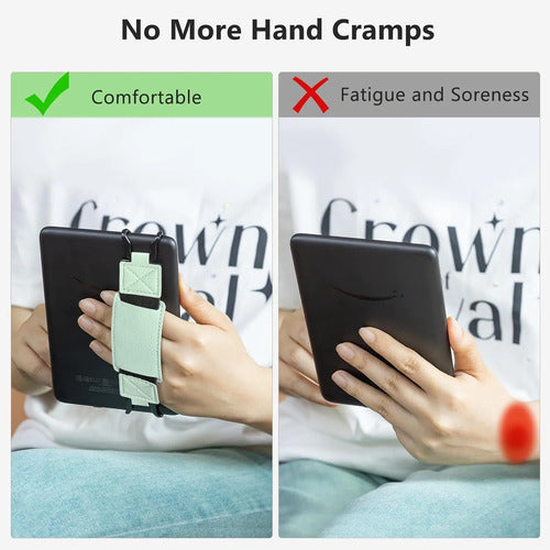 Correa De Mano Para Kindle Y Tablets Verde Claro