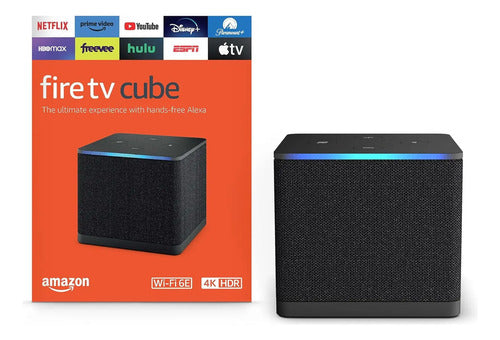 Amazon Fire Tv Cube 3ra Gen Con Alexa, Wi-fi 6e, 4k Ultra Hd
