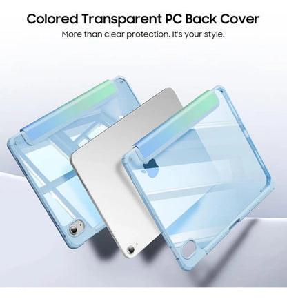 Funda Híbrida Delgada Para iPad Azul Claro