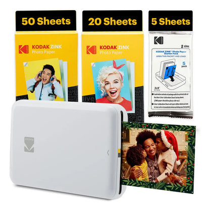 Impresora De Fotos Móvil Kodak Step Instant + 75 Hojas Blanco