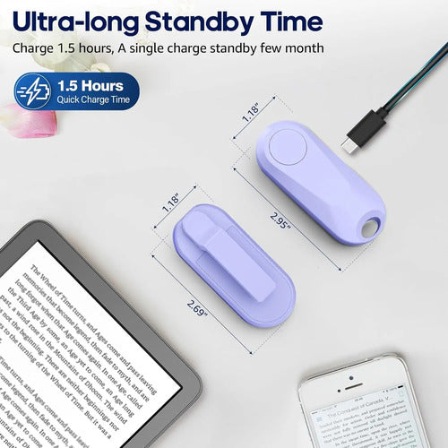E-reader Control Remoto Girador De Paginas Lavanda