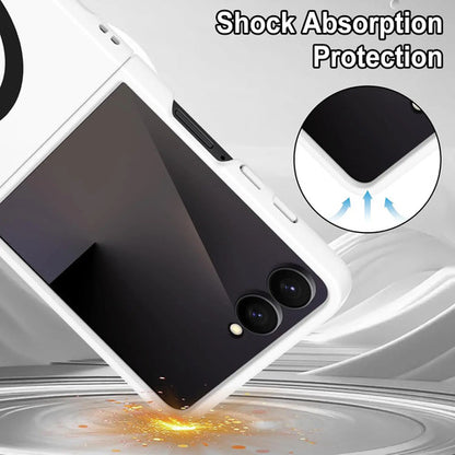 Funda Para Samsung Galaxy Z Flip 7 (magsafe) Blanco
