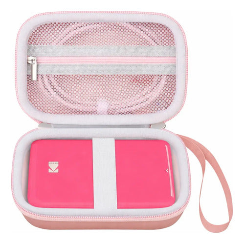 Estuche De Transporte Para Impresora De Fotos Kodak Step Oro Rosa