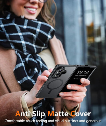 Funda Para Samsung Galaxy Z Fold 7 Negro Lisa