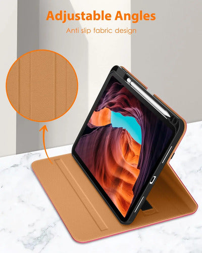 Funda Para iPad 11th Gen 11  2025 Y 10th Gen 10.9 Rosa Melocoton