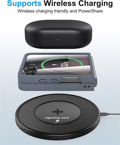 Funda Samsung Galaxy Z Flip 7, Protect De Pantalla Integrado