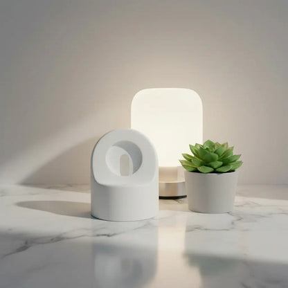 Soporte De Carga De Silicona Para Apple Watch Blanco