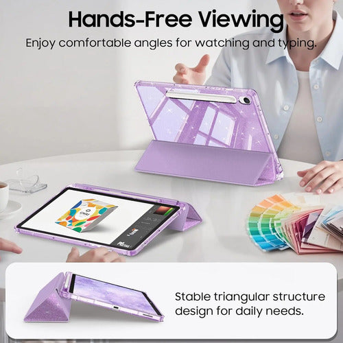 Funda Para Samsung Galaxy Tab S10 Fe/s9 Fe 5g 10 Agua Brillos