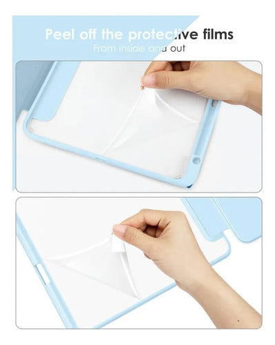 Funda iPad Air 11 2024/2025 Y iPad Pro 11'' (4ta/3ra Gen) Celeste