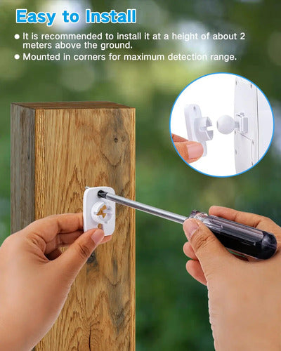 Alarma Inteligente Con Sensor De Movimiento Inalámbrico 2 Receptores Y 1 Sensor