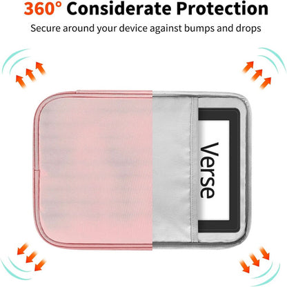 Funda De Tela Para Kindle De 6 Y 7 Pulgadas Rosa