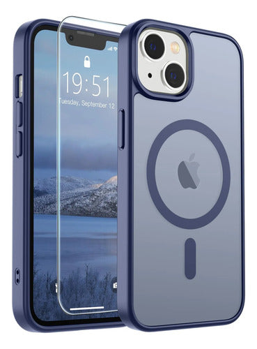 Funda Magnética Supfine Para iPhone 14 Pro Gris Lisa
