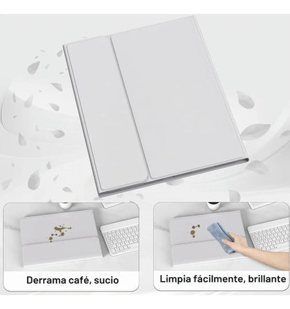 Funda Con Teclado Bluetooth Para iPad Air 11'' M3/m2 & Air Gris
