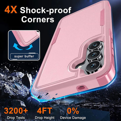 Carcasa Samsung Galaxy S25 Fe Con Protector De Pantalla Rosa