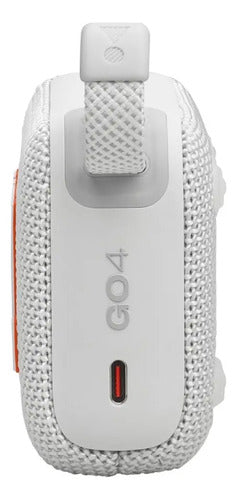 Bocina Portátil Jbl Go 4 Bluetooth, Blanco. Color Blanco Blanco