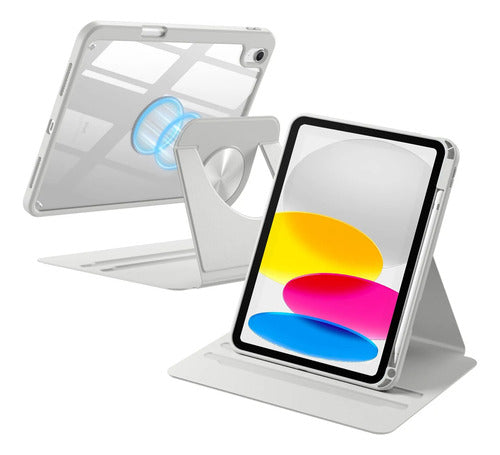 Funda Giratoria Para iPad Gris