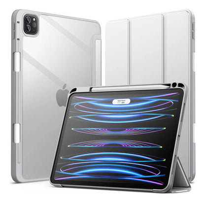 Funda Para iPad Pro 11 Pulgadas Con Soporte Para Lapiz Plateado