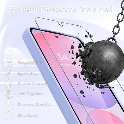 Funda Magnética Mate Para Samsung Galaxy S24 Fe, Lavanda Lavanda