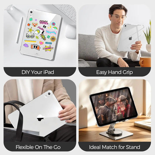 Funda Transparente Para iPad 11th/10th Gen 2025 Transparente