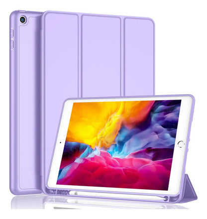 Funda Para iPad 9.7 Con Porta Lápiz Y Protección Completa Violeta