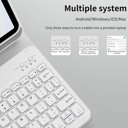 Funda Con Teclado Para iPad (a16) 11th/10th Gen (11/10.9 ... Gris