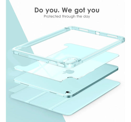 Funda Para iPad A16 11'' Y iPad 10.9'' Celeste