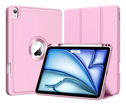 Funda Para iPad Air 11 (m3 2025 / M2 2024) Rosa Claro