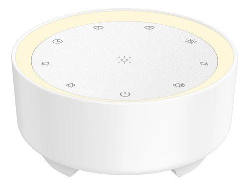 Máquina De Sonido Y Luz Nocturna Kipcush Para Adultos Y Bebe Blanco