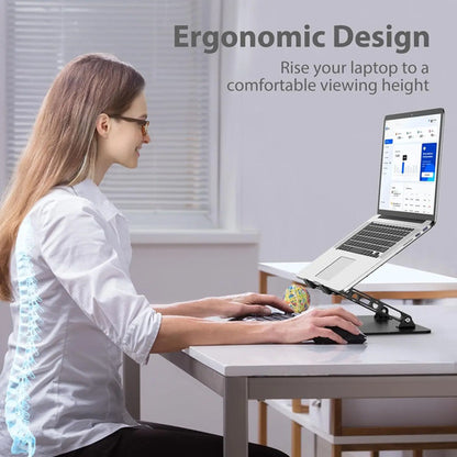 Soporte Ajustable Para Laptop Gogoonike Negro