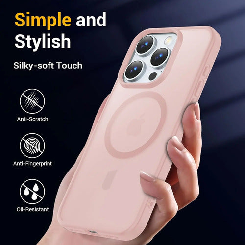 Funda Transparente Temdan Para iPhone 16 Pro Max, Compati... Rosa Claro