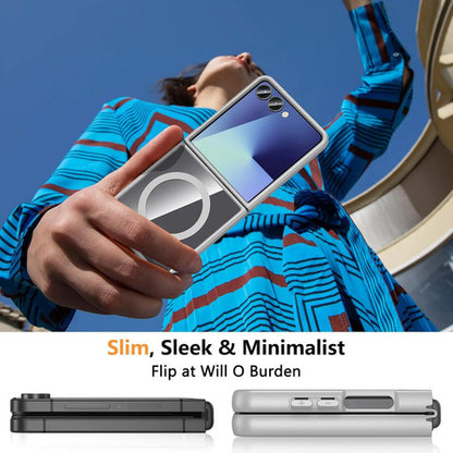Funda Magnética Para Samsung Galaxy Z Flip 7 Gris