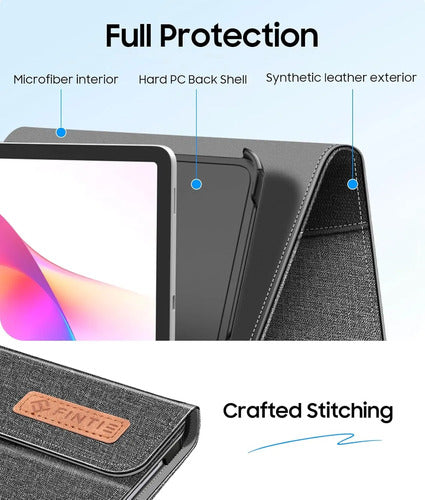 Funda Fintie Para Samsung Galaxy Tab S11 5g 11'' 2025 Gris