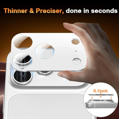 Protector De Cámara Para iPhone Pro Max Plateado