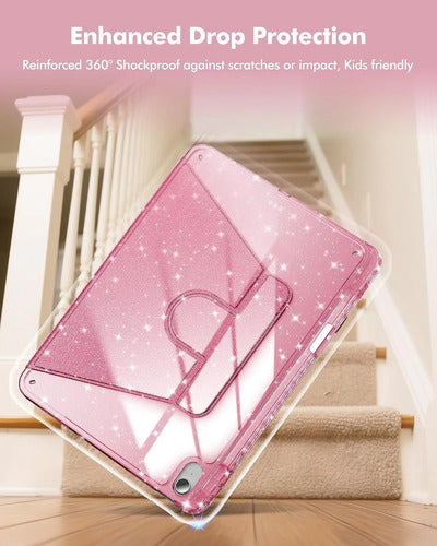 Funda Giratoria Para iPad Air 11' Rosa