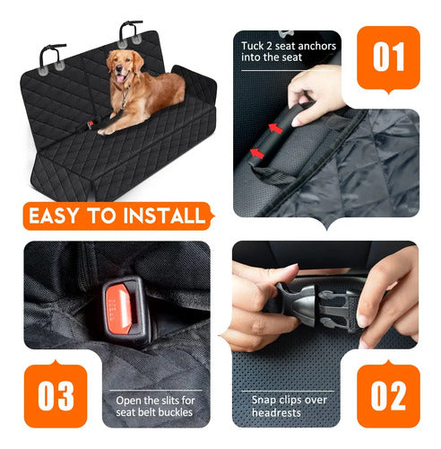 Cubre Asiento Auto Funda Protector Mascota Impermeable