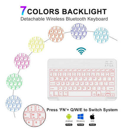 Funda Con Teclado Para Samsung Galaxy Tab S10 Fe/s9 Fe 5g... Gris