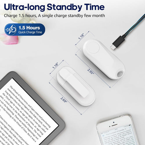 E-reader Control Remoto Girador De Paginas Blanco