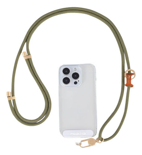 Cordón Correa Ajustable Para Celular Con Gancho De Metal