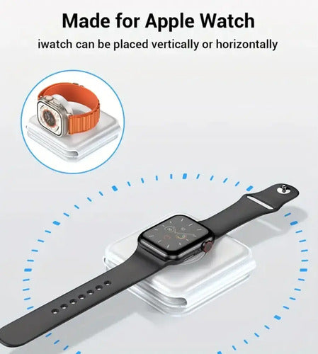 Estación De Carga 3 En 1 Compatible Con Apple Watch, Airpod