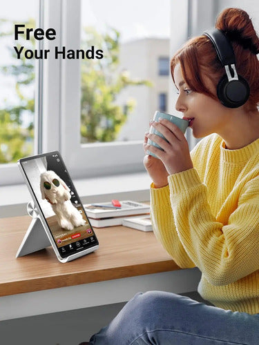 Soporte Para iPad, Celular, Tablet, Etc Blanco