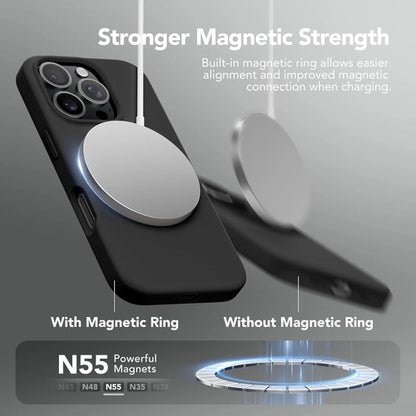 Funda Magnética Para iPhone 16 Pro Max Negro