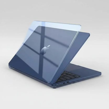 Carcasa Funda Transparente Para Macbook Air 13.6' Azul Oscuro