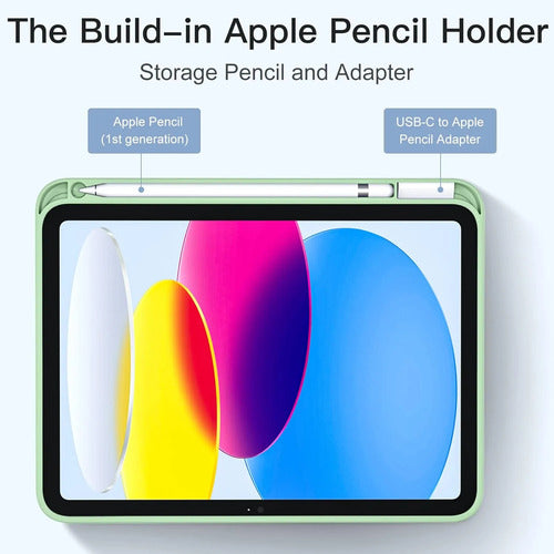 Funda Akkerds Para iPad A16 De 11a Gen Y iPad 10.9  2022 Verde Lima