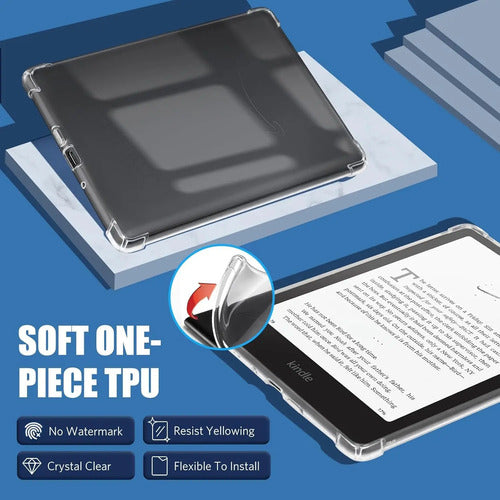 Funda Transparente Para Kindle Paperwhite 12th Gen ... Transparente