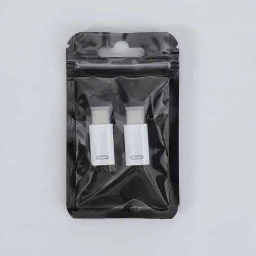 Adaptador Lightning A Usb C Para Para iPhone Y Galaxy Blanco