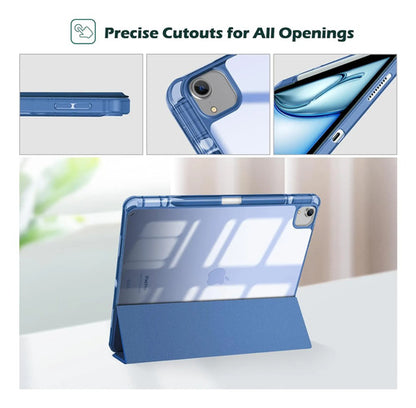 Funda Para iPad Air Con Soporte Para Lápiz Azul Marino