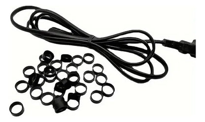 50 Pcs Bandas De Goma De Silicona Para Organizar Cable