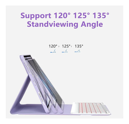 Funda Con Teclado Para iPad Pro 13'' (m4) 2024 Luz Azul