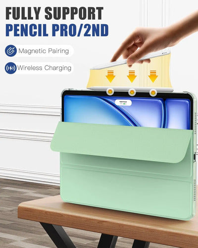 Funda Para iPad Air 11 Pulgadas 7ma/6ta Gen M3/m2 Verde