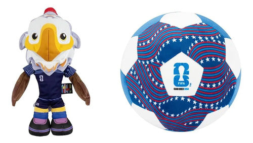 Pelota + Peluche Fifa World Cup Azul